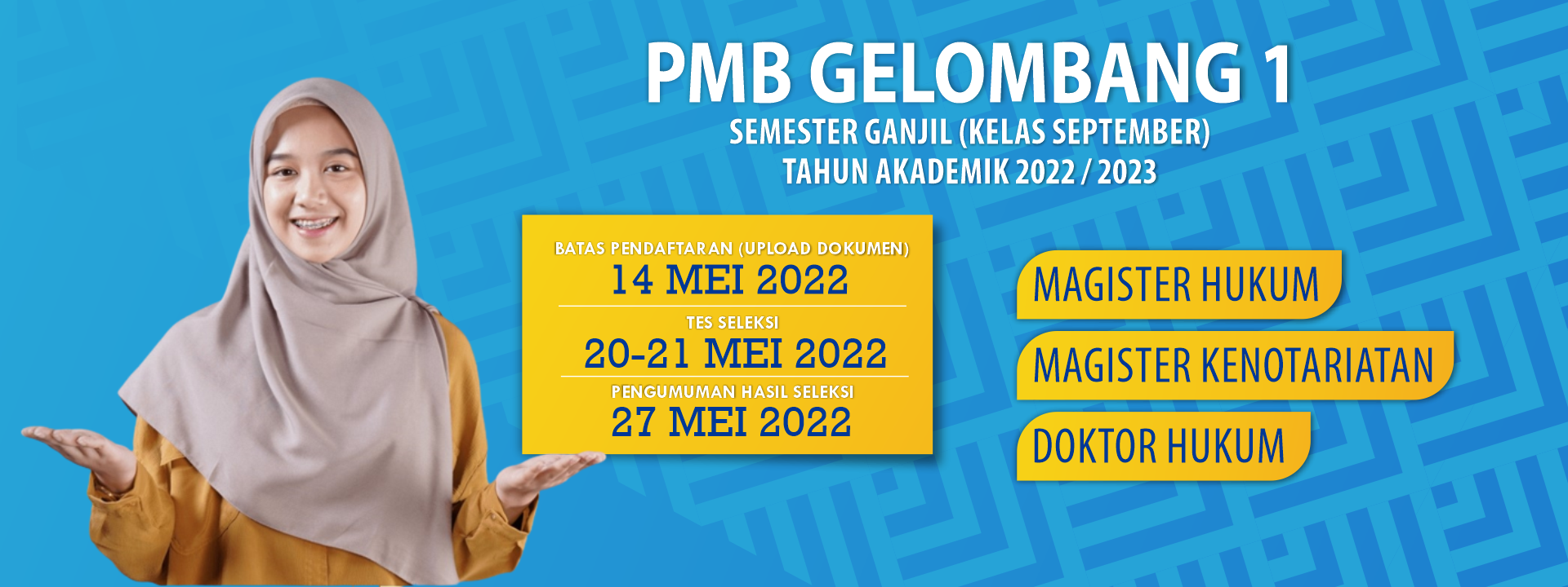 Pengumuman Seleksi Penerimaan Mahasiswa Baru Program Magister(S2) Dan ...