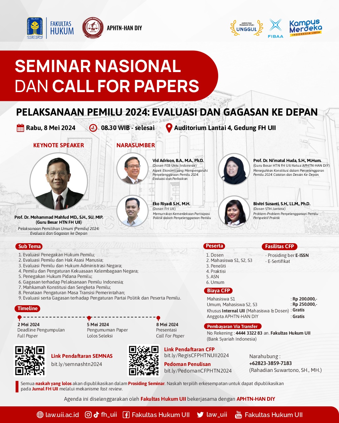 Seminar Nasional Dan Call For Paper Departemen Hukum Tata Negara FH UII ...