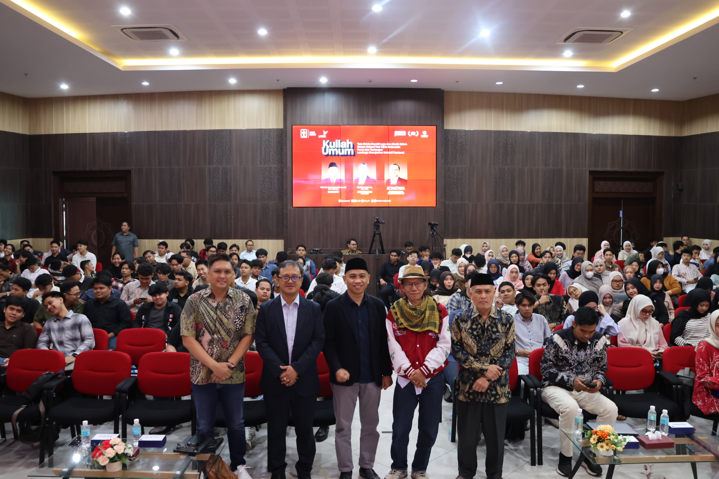 Kuliah Umum | Tata Kelola Royalti Lagu dan Musik dalam Sistem Hukum Hak Cipta Indonesia: Peran dan Tantangan Lembaga Manajemen Kolektif Nasional