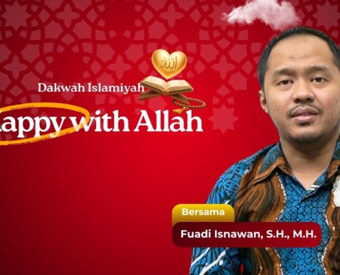 Happy with Allah