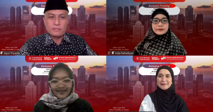 Cuplikan Layar Para Pembicara & Moderator | Legal Training on Corporation Law: Kupas Tuntas Hukum Perseroan Terbatas (Seri II)